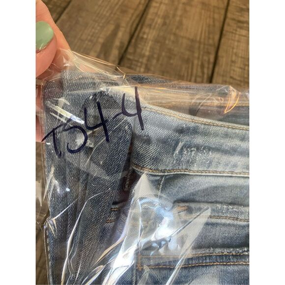 Vervet wide leg cropped jeans raw hem size 31  - Picture 9 of 9